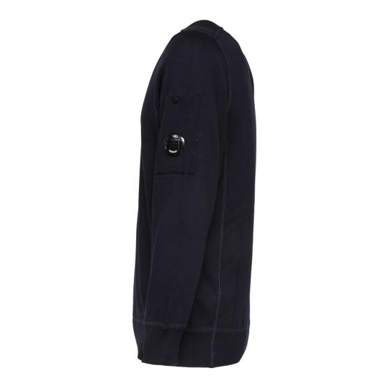 26SS 씨피 컴퍼니 코튼 씨 아일랜드 크루넥 렌즈 스웨터 20CMKN102A110560A Blue - C.P. COMPANY