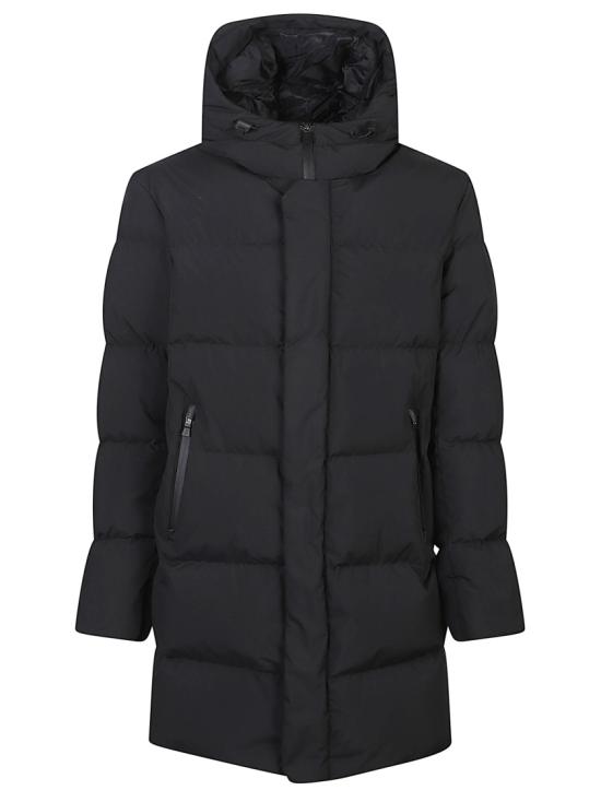 25FW 에르노 2 레이어 윈드 스토퍼 롱 파카 PI001240U 12840 Black