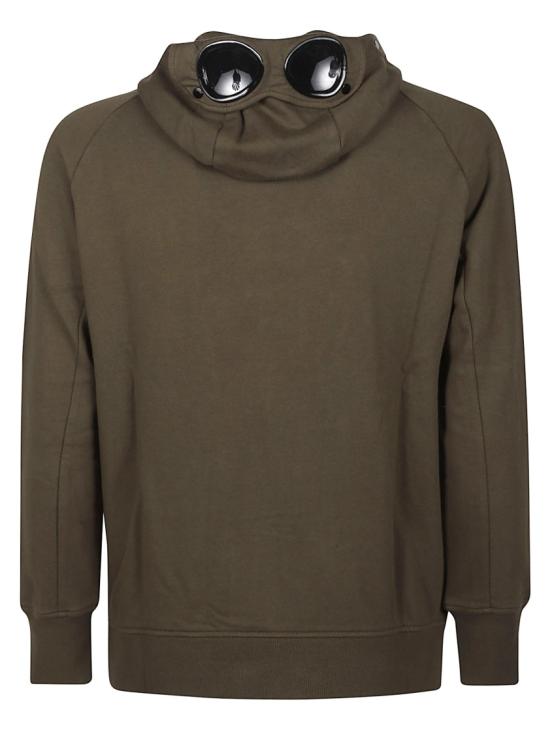 26SS 씨피 컴퍼니 다이애그널 레이즈드 플리스 고글 스웨트셔츠 RCCMSS715A 005086W Grey - C.P. COMPANY