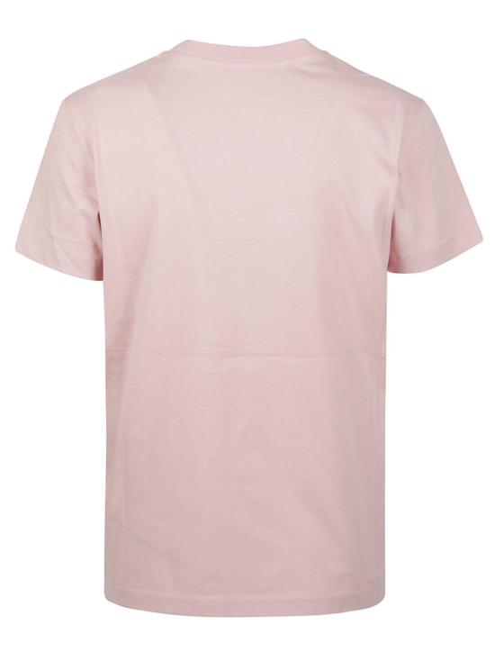 26SS 몽클레어 자수 로고 코튼 티셔츠 L1 093 8C000 29 89AUO Pink - MONCLER