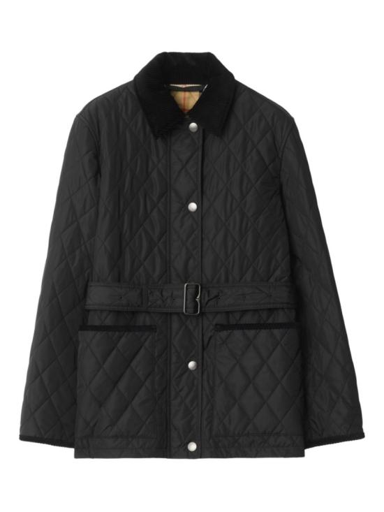 26FW 버버리 칠턴 퀼팅 자켓 8110378A1189 Black