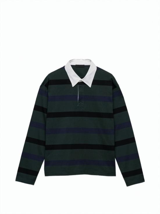 26SS 프라다 폴로 티셔츠 UJL11D19FAS OOOF0UYL Black