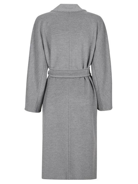 26SS 막스마라 마담 더블 브레스티드 코트 2611018011600 Grey - MAX MARA