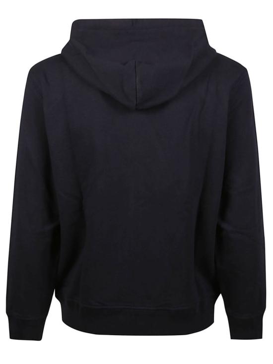 26SS 씨피 컴퍼니 다이애그널 레이즈드 플리스 집 후드 스웨트셔츠 20CMSS025A 005086W Black - C.P. COMPANY