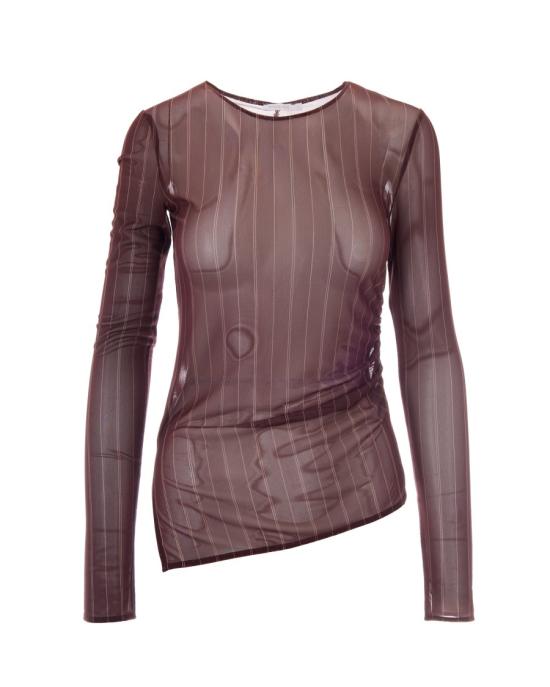 26FW 파트리지아페페 탑 3526809 Burgundy