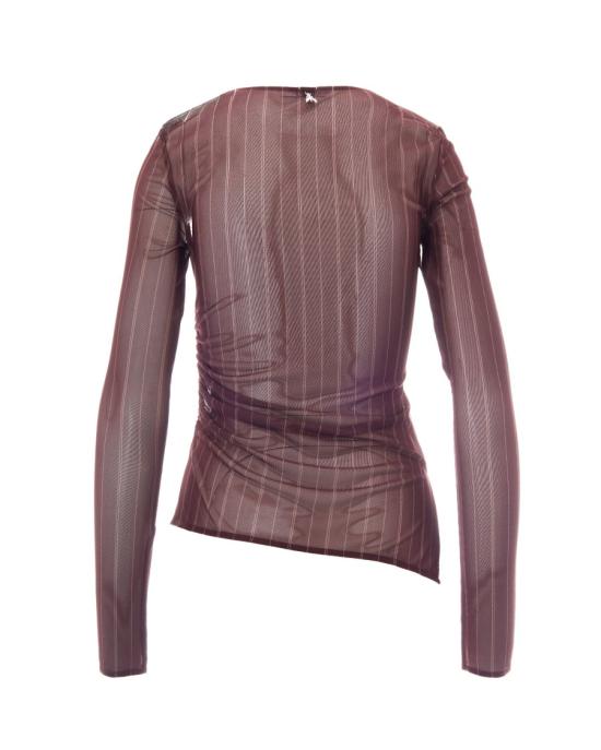 26FW 파트리지아페페 탑 3526809 Burgundy - PATRIZIA PEPE