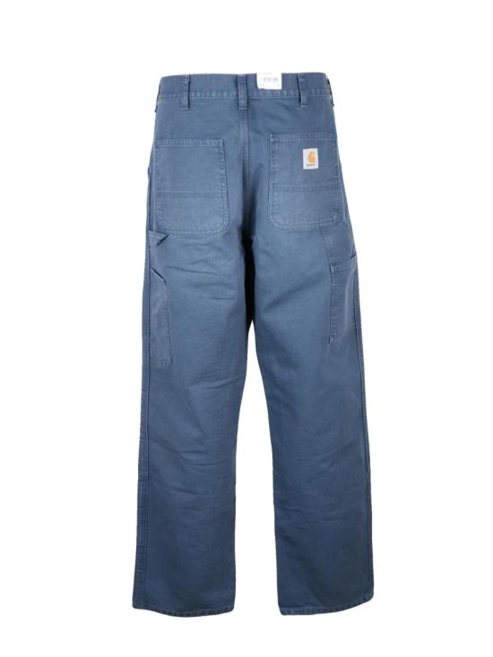  칼하트 WIP 팬츠 파란색 면 소재의 무릎 두 겹 바지 - CARHARTT WIP