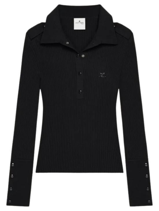 26FW 쿠레쥬 탑 326MPO072FI00019999 Black