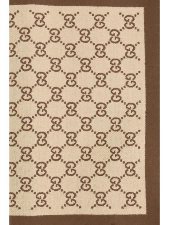 26FW 구찌 울 자카드 스카프 8355343G200 9865 BEIGE - GUCCI