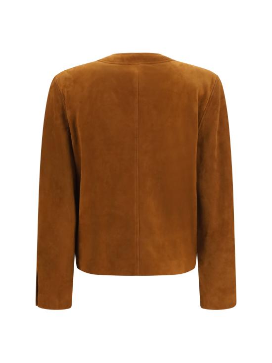 26FW 생로랑 자켓 876897YCUM2 2705 BROWN - SAINT LAURENT
