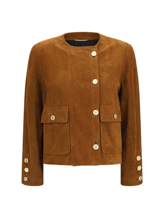 26FW 생로랑 자켓 876897YCUM2 2705 BROWN