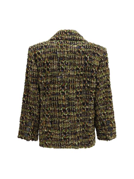 26FW 생로랑 싱글 브레스트 트위드 자켓 871063Y3L80 3113 MULTICOLOUR - SAINT LAURENT