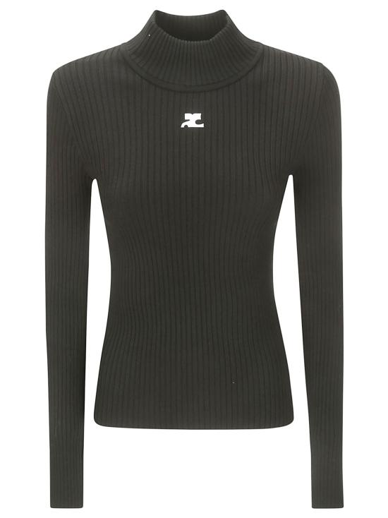 26FW 쿠레쥬 후드 티셔츠 PERMPU022FI0001 9999 BLACK