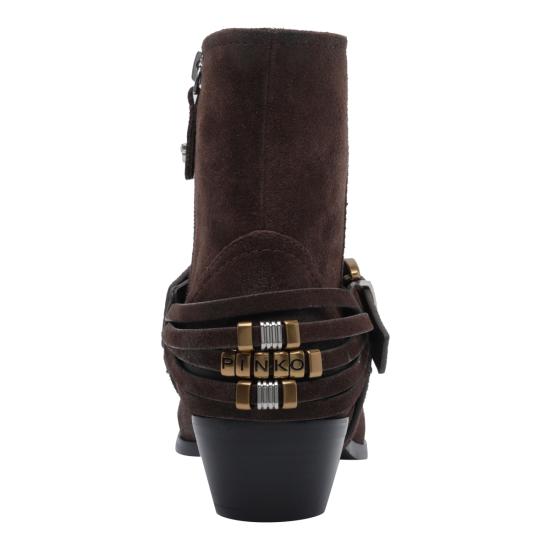 26FW 핑코 부츠 SD0557 P151L72 Brown - PINKO