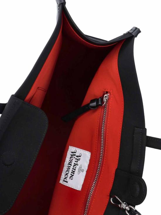 26FW 비비안웨스트우드 토트백 4D01000JUW001YN401 Black - VIVIENNE WESTWOOD