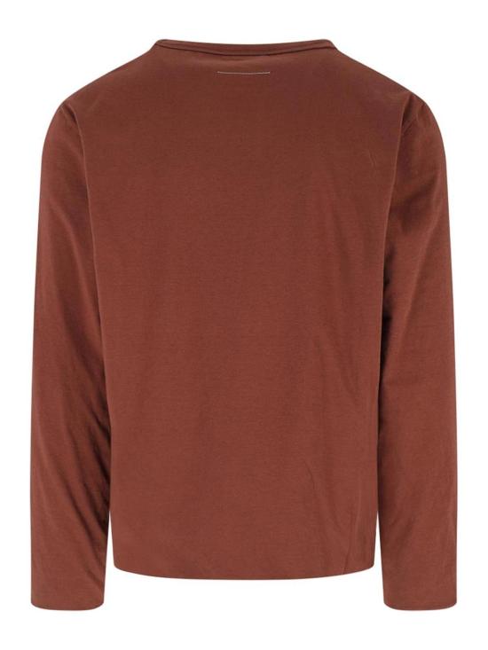 26FW MM6 메종마르지엘라 반팔 티셔츠 SH0NH0024M20048962 Brown - MM6 MAISON MARGIELA
