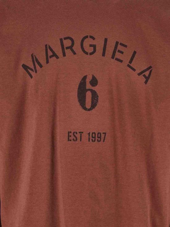 26FW MM6 메종마르지엘라 반팔 티셔츠 SH0NH0024M20048962 Brown - MM6 MAISON MARGIELA