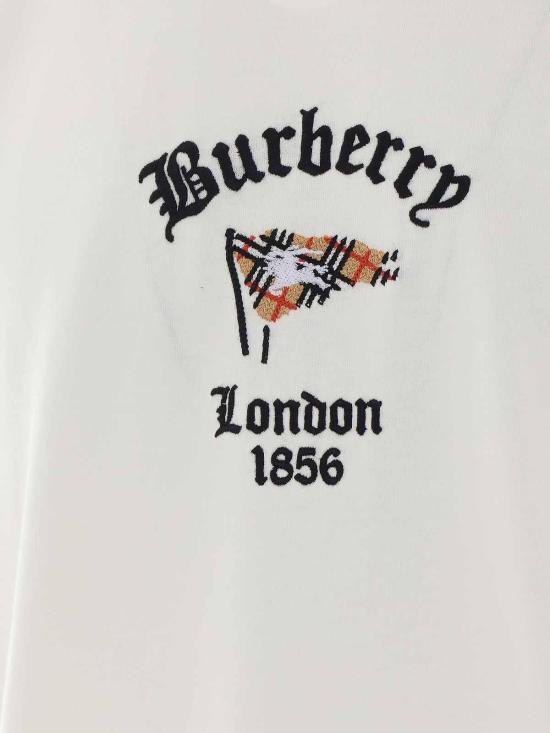 26FW 버버리 반팔 티셔츠 8128197 White - BURBERRY