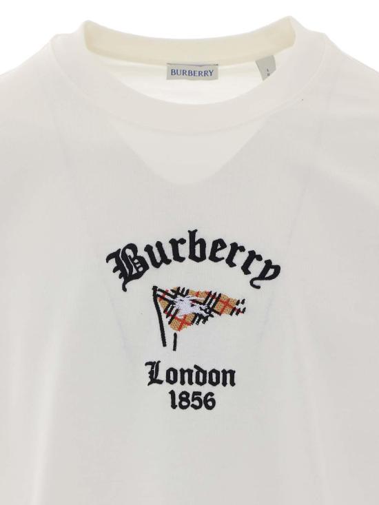 26FW 버버리 반팔 티셔츠 8128197 White - BURBERRY