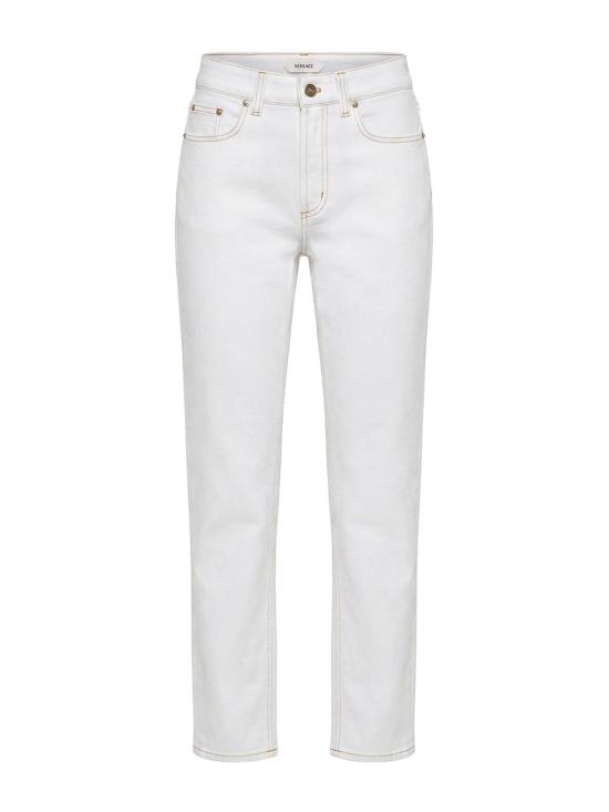 26FW 베르사체 스트레이트 팬츠 10256681A186521D660 White