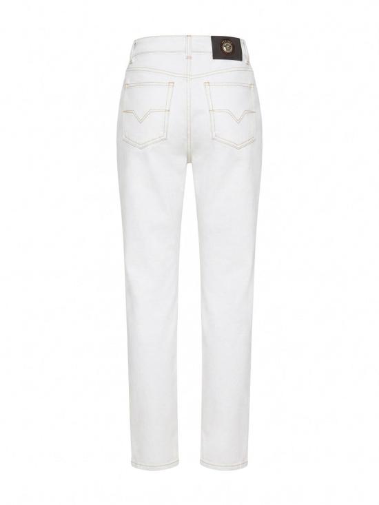 26FW 베르사체 스트레이트 팬츠 10256681A186521D660 White - VERSACE