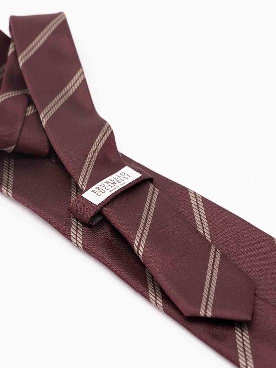 26FW 브루넬로 쿠치넬리 넥타이 MY8620018C9771 PURPLE - BRUNELLO CUCINELLI