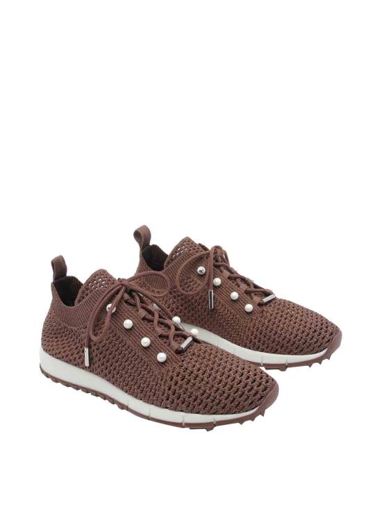 26FW 지미추 스니커즈 VELESQEHCHOCOLATEBRONZE BROWN - JIMMY CHOO