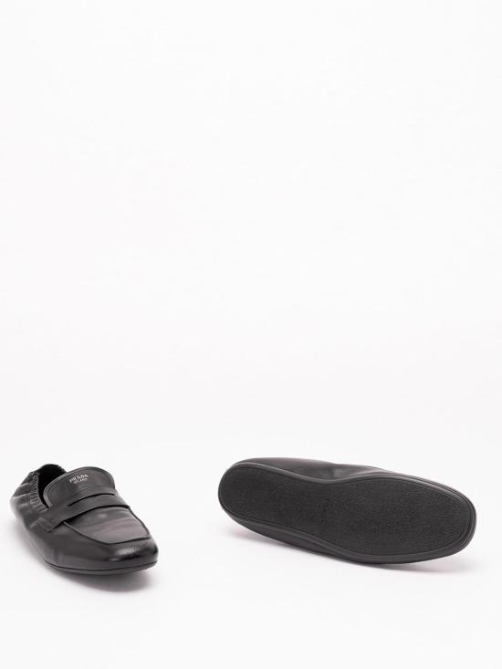 26FW 프라다 셔플 앤틱 레더 로퍼 2DG1587V6FG012F0002 Black - PRADA