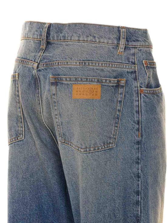 26FW MM6 메종마르지엘라 스트레이트 팬츠 SH0LA0039M30058965 BLUE - MM6 MAISON MARGIELA