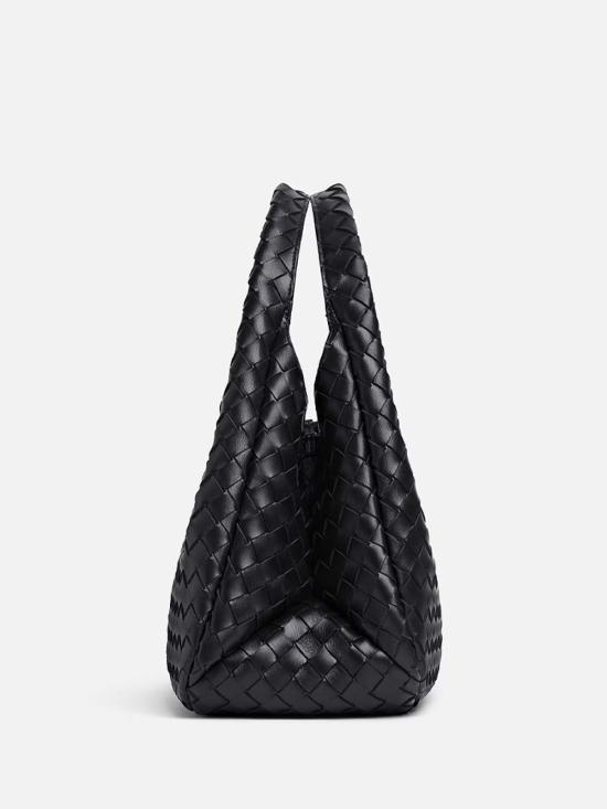 26FW 보테가베네타 캄파나 숄더백 844249V4SC01019 BLACK - BOTTEGA VENETA