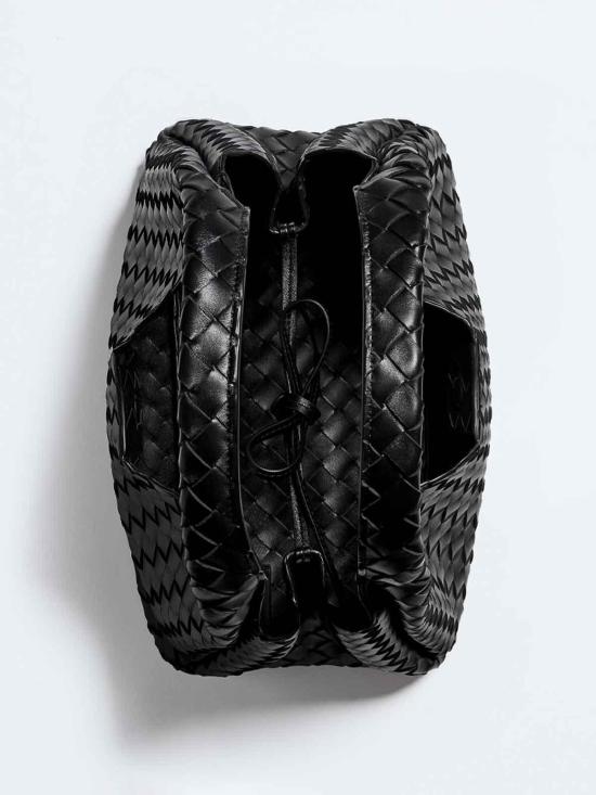 26FW 보테가베네타 캄파나 숄더백 844249V4SC01019 BLACK - BOTTEGA VENETA