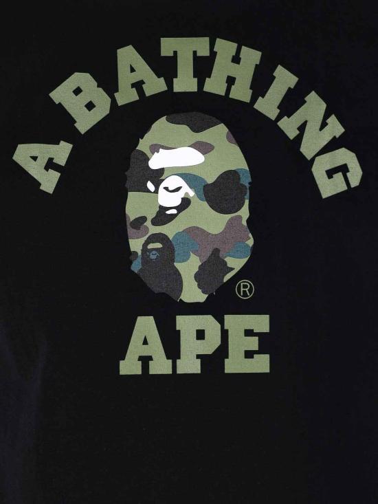 26SS 베이프 반팔 티셔츠 001TEM301013MBLACKXGREEN - BAPE