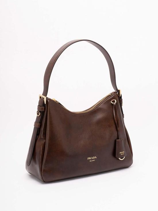 26FW 프라다 숄더백 1BC3012ZRNVLEYF0324 BROWN - PRADA