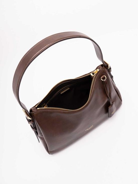 26FW 프라다 숄더백 1BC3012ZRNVLEYF0324 BROWN - PRADA