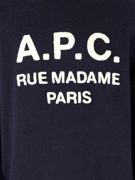 26FW 아페쎄 스웨터 WVAXUH23493IAJ Blue - A.P.C.