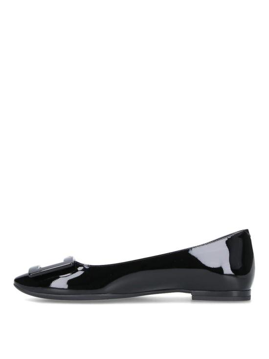 26FW 로저비비에 U 룩 발레리나 플랫 RVW66834910D1PB999 BLACK - ROGER VIVIER
