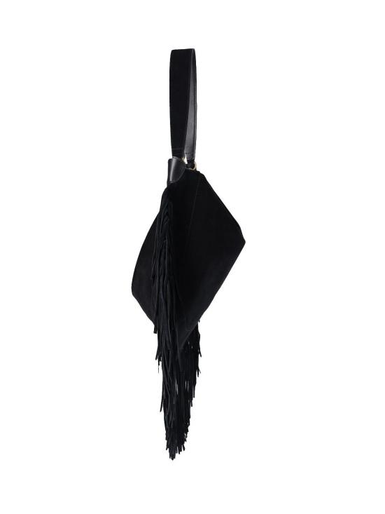 26FW 이자벨마랑 오스칸 프린지 디테일 스웨이드 호보백 PP0200FCC3C14M01BK BLACK - ISABEL MARANT