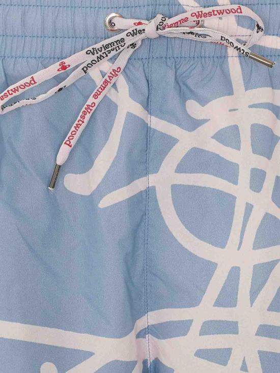 26SS 비비안웨스트우드 스윔팬츠 81010003W01FAK401 Blue - VIVIENNE WESTWOOD