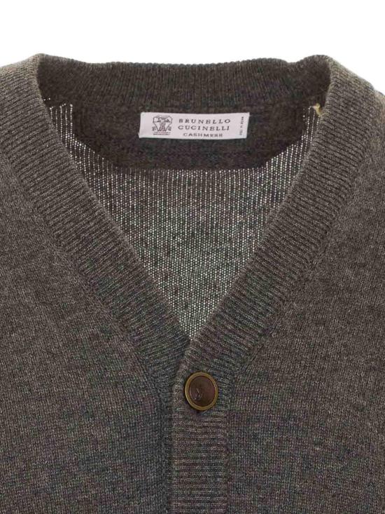 26FW 브루넬로 쿠치넬리 가디건 M22709806C079 Grey - BRUNELLO CUCINELLI
