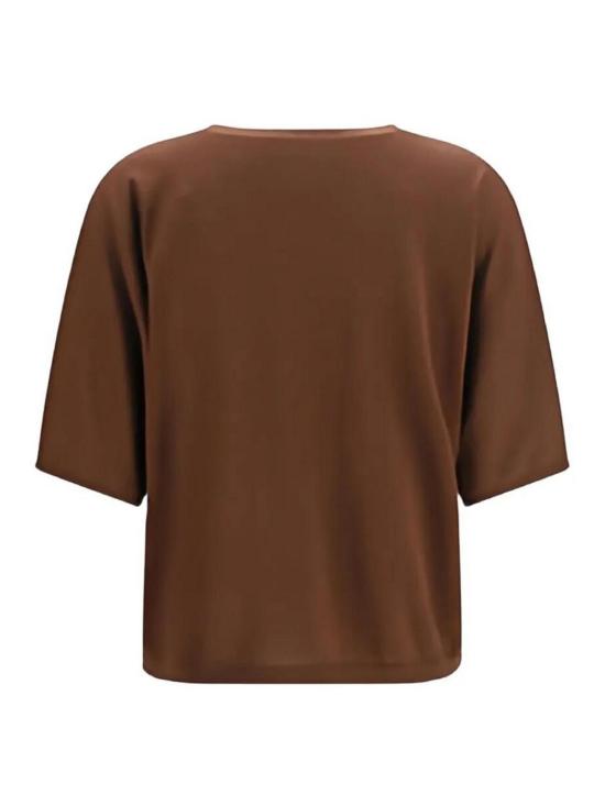 26FW 브루넬로 쿠치넬리 반팔 티셔츠 M13835700C9199 Dark Brown - BRUNELLO CUCINELLI