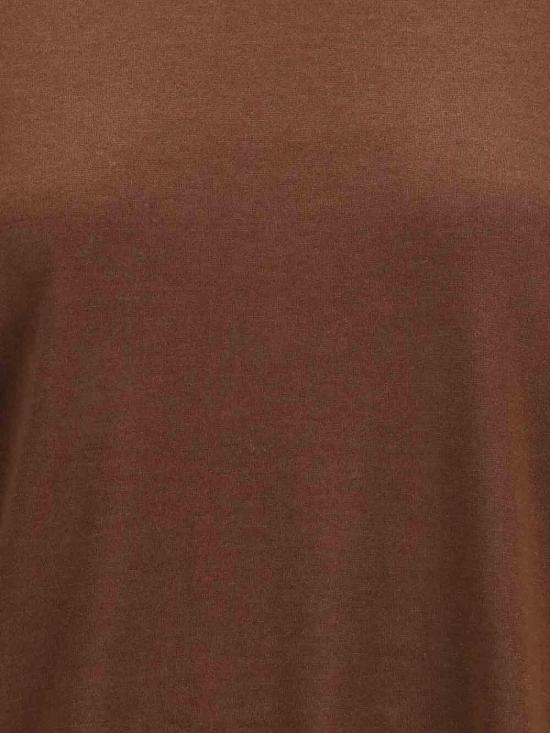 26FW 브루넬로 쿠치넬리 반팔 티셔츠 M13835700C9199 Dark Brown - BRUNELLO CUCINELLI