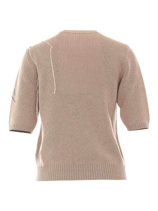 26FW 파비아나 필리피 반팔 티셔츠 MAD216F490M2870165 Beige - FABIANA FILIPPI