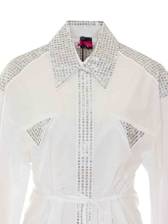 26FW 멀버리 셔츠 107593A3L0Z04 White - MULBERRY