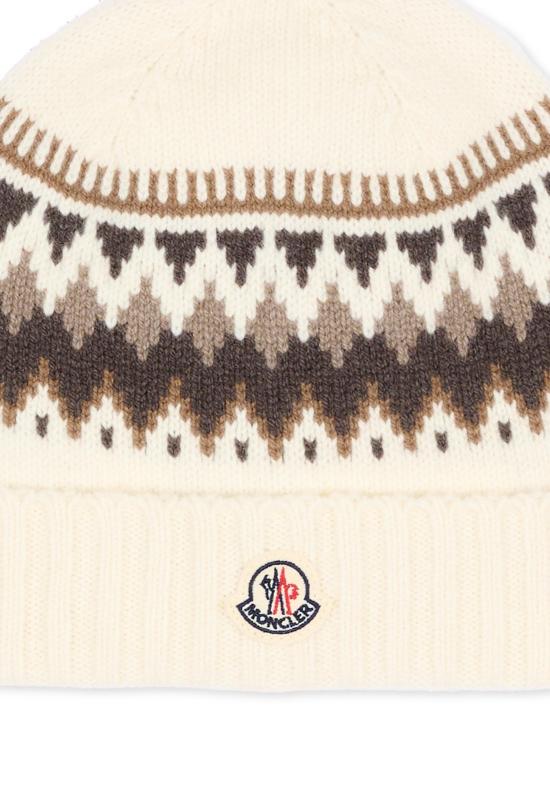 26FW [키즈] 몽클레어 모자 L2954 3B00011 M1241 034 IVORY - MONCLER