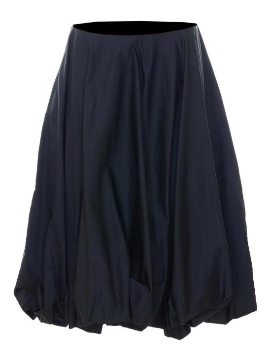 26SS 발렌시아가 미디 스커트 872332TJO611000 Black