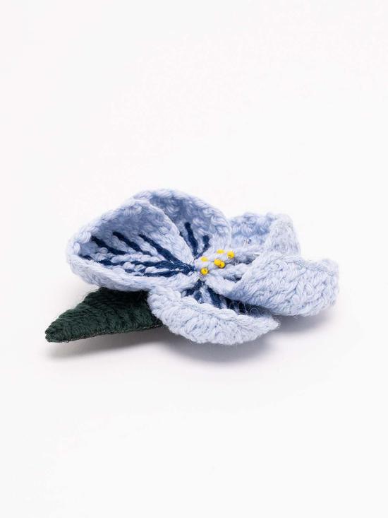 26FW 알라누이 브로치 LWRR005E26KNI0014257 Blue - ALANUI