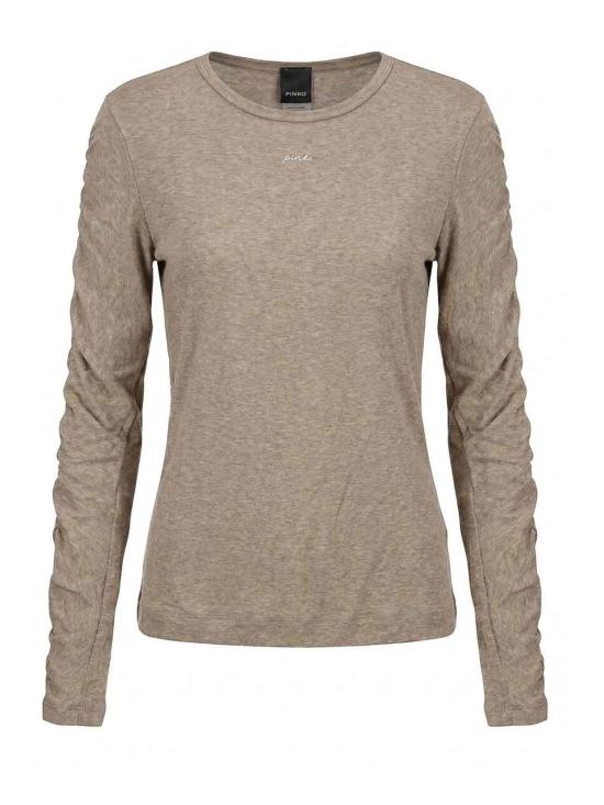 26FW 핑코 탑 107317A3H0D23 Beige