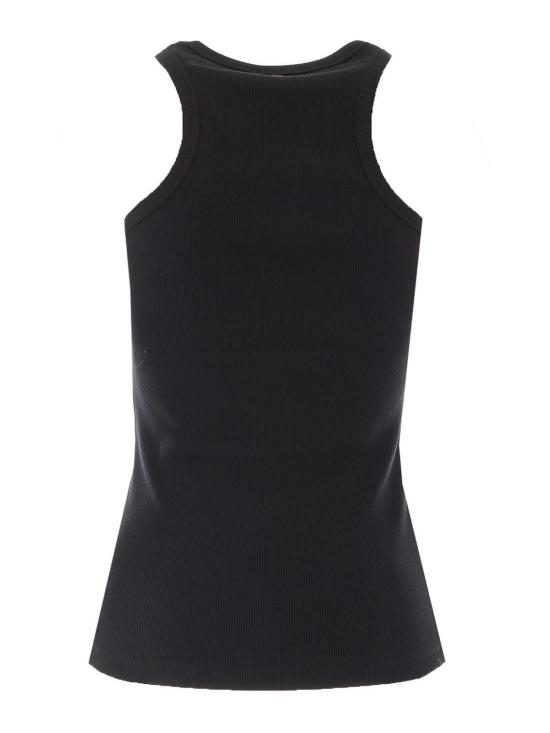 26FW 리우조 민소매 티셔츠 WF6408J4822L9476 Black - LIU JO