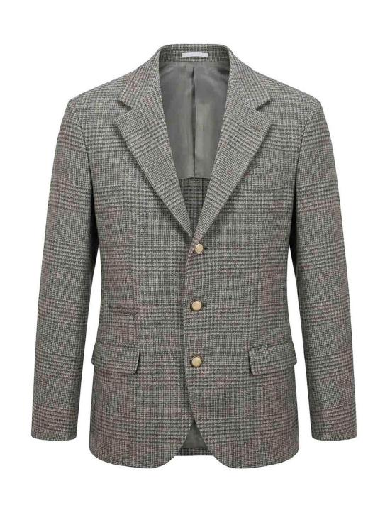 26FW 브루넬로 쿠치넬리 수트 자켓 MV4437BTDHC822 Dark Green