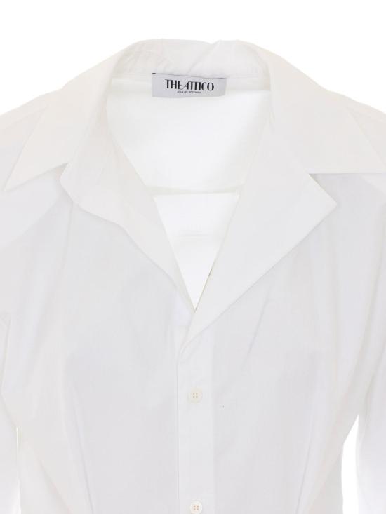 26FW 디 아티코 셔츠 261WCH00050CCC052AA001 WHITE - THE ATTICO
